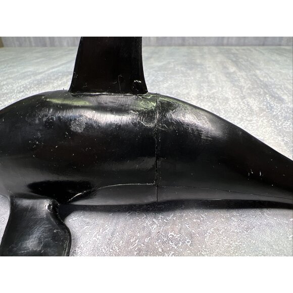 Killer Whale Orca Greenbrier International Inc. 6.5" Sea Life Mammal Plastix PVC - Picture 3 of 12